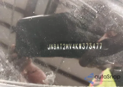 2019 Nissan Rogue Sv z USA, uszkodzony, nr VIN JN8AT2MV4KW373477